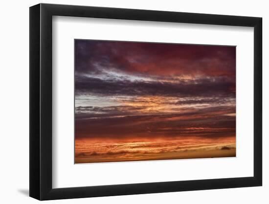 Colorful sunset, New Smyrna Beach, Florida, USA-Lisa Engelbrecht-Framed Photographic Print