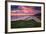 Colorful Sunset over the Beach in Rhossili on the Gower Peninsula, Wales, United Kingdom-Frances Gallogly-Framed Photographic Print