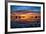 Colorful Sunset Reflections at Merced Wildlife Refuge-Vincent James-Framed Photographic Print