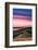 Colorful sunset with pink clouds on Mt. Tam in San Francisco with rolling, golden hills-David Chang-Framed Photographic Print