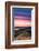 Colorful sunset with pink clouds on Mt. Tam in San Francisco with rolling, golden hills-David Chang-Framed Photographic Print