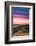 Colorful sunset with pink clouds on Mt. Tam in San Francisco with rolling, golden hills-David Chang-Framed Photographic Print