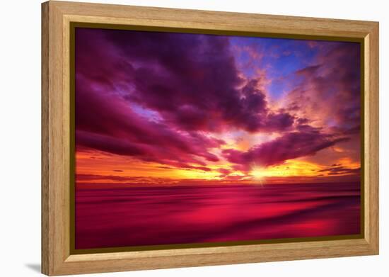 Colorful Sunset-Philippe Sainte-Laudy-Framed Premier Image Canvas