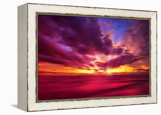 Colorful Sunset-Philippe Sainte-Laudy-Framed Premier Image Canvas