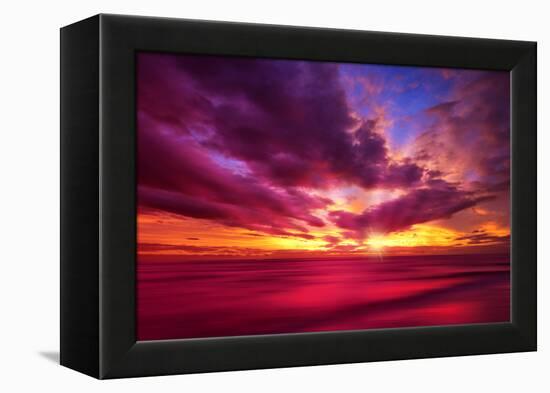 Colorful Sunset-Philippe Sainte-Laudy-Framed Premier Image Canvas