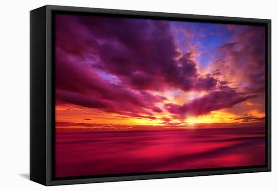 Colorful Sunset-Philippe Sainte-Laudy-Framed Premier Image Canvas