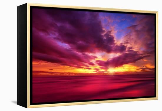 Colorful Sunset-Philippe Sainte-Laudy-Framed Premier Image Canvas