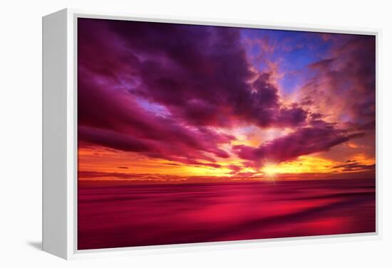 Colorful Sunset-Philippe Sainte-Laudy-Framed Premier Image Canvas