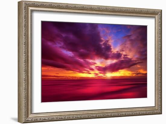 Colorful Sunset-Philippe Sainte-Laudy-Framed Photographic Print