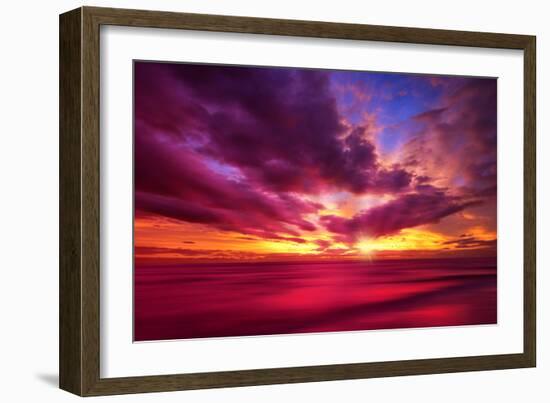 Colorful Sunset-Philippe Sainte-Laudy-Framed Photographic Print