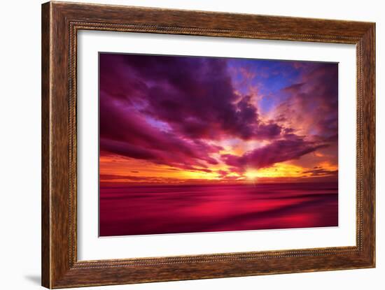 Colorful Sunset-Philippe Sainte-Laudy-Framed Photographic Print