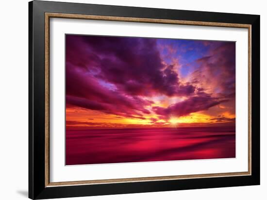 Colorful Sunset-Philippe Sainte-Laudy-Framed Photographic Print