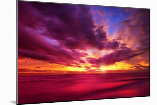 Colorful Sunset-Philippe Sainte-Laudy-Mounted Photographic Print