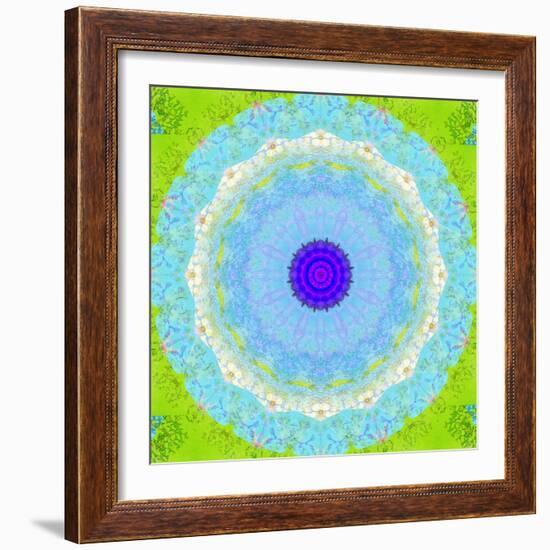 Colorful Symmetric Layer Work from Flowers-Alaya Gadeh-Framed Photographic Print