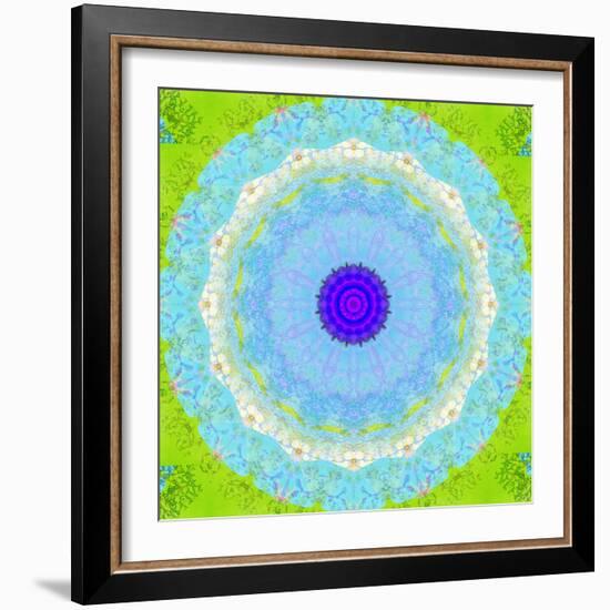 Colorful Symmetric Layer Work from Flowers-Alaya Gadeh-Framed Photographic Print