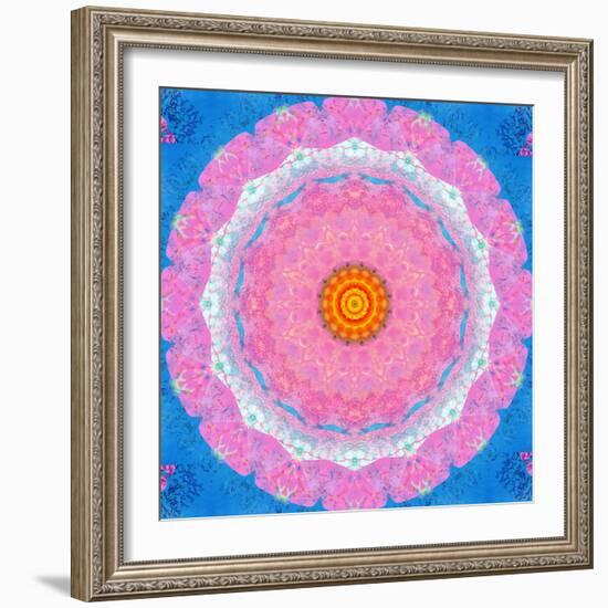 Colorful Symmetric Layer Work from Flowers-Alaya Gadeh-Framed Photographic Print