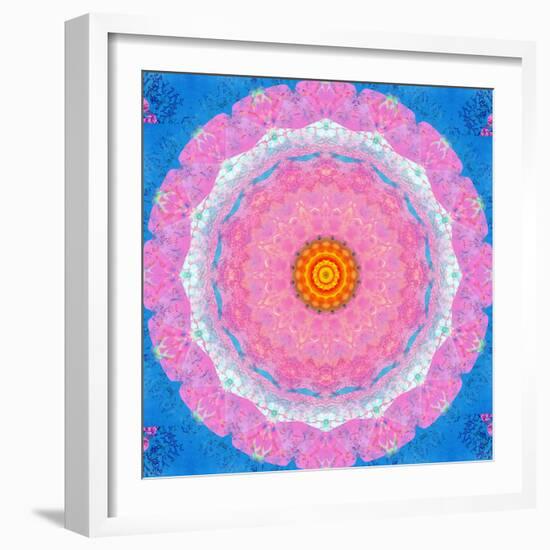 Colorful Symmetric Layer Work from Flowers-Alaya Gadeh-Framed Photographic Print