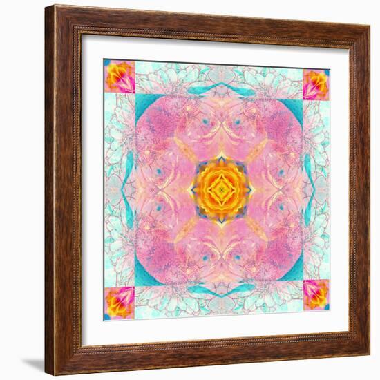 Colorful Symmetric Layer Work from Flowers-Alaya Gadeh-Framed Photographic Print