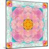 Colorful Symmetric Layer Work from Flowers-Alaya Gadeh-Mounted Photographic Print