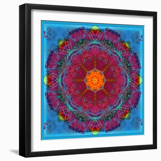 Colorful Symmetric Layer Work from Flowers-Alaya Gadeh-Framed Photographic Print