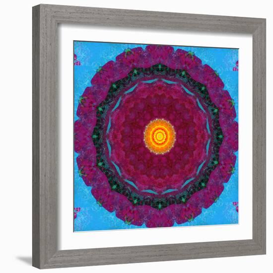 Colorful Symmetric Layer Work from Flowers-Alaya Gadeh-Framed Photographic Print