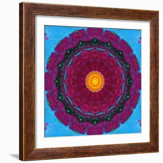 Colorful Symmetric Layer Work from Flowers-Alaya Gadeh-Framed Photographic Print