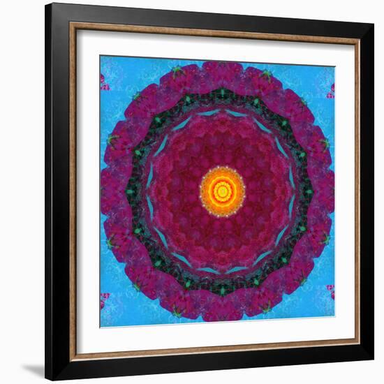 Colorful Symmetric Layer Work from Flowers-Alaya Gadeh-Framed Photographic Print