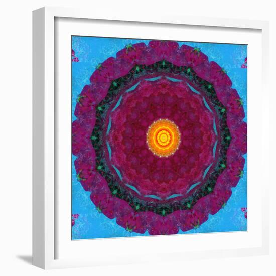 Colorful Symmetric Layer Work from Flowers-Alaya Gadeh-Framed Photographic Print