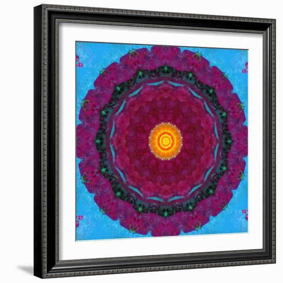 Colorful Symmetric Layer Work from Flowers-Alaya Gadeh-Framed Photographic Print