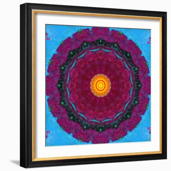 Colorful Symmetric Layer Work from Flowers-Alaya Gadeh-Framed Photographic Print