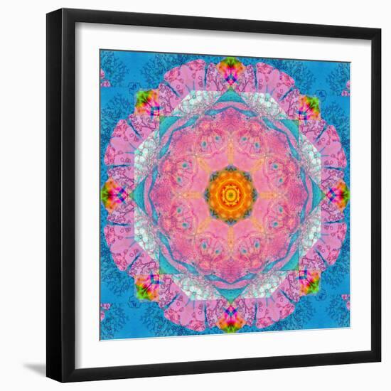 Colorful Symmetric Layer Work from Flowers-Alaya Gadeh-Framed Photographic Print