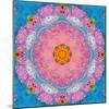 Colorful Symmetric Layer Work from Flowers-Alaya Gadeh-Mounted Photographic Print