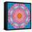 Colorful Symmetric Layer Work from Flowers-Alaya Gadeh-Framed Premier Image Canvas