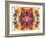 Colorful Symmetric Layer Work from Gladiolus Blossoms-Alaya Gadeh-Framed Photographic Print