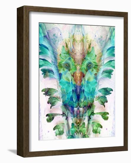 Colorful Symmetric Layer Work from Gladiolus Blossoms-Alaya Gadeh-Framed Photographic Print