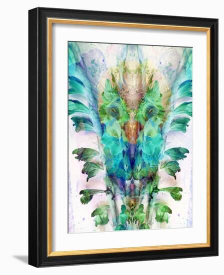 Colorful Symmetric Layer Work from Gladiolus Blossoms-Alaya Gadeh-Framed Photographic Print