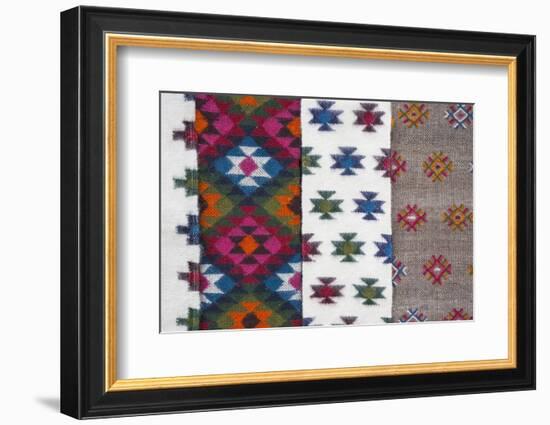 Colorful textile, Bhutan-Keren Su-Framed Photographic Print