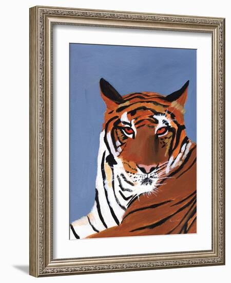 Colorful Tiger-Pamela Munger-Framed Art Print