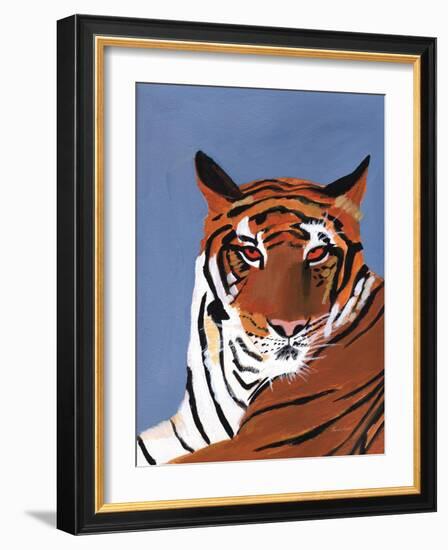 Colorful Tiger-Pamela Munger-Framed Art Print