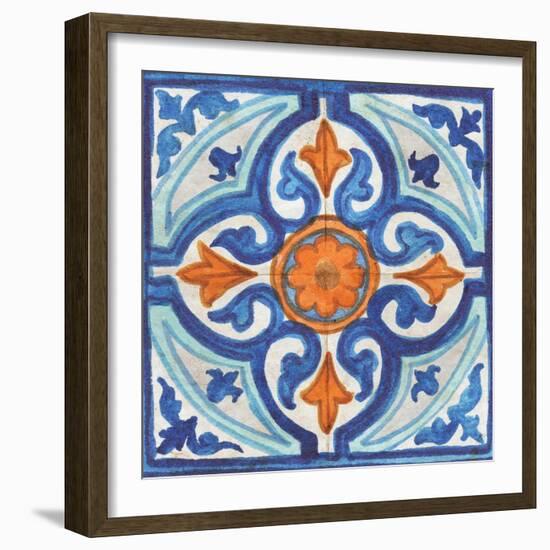 Colorful Tile I-Elizabeth Medley-Framed Art Print