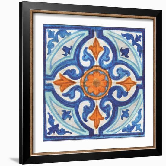 Colorful Tile I-Elizabeth Medley-Framed Art Print