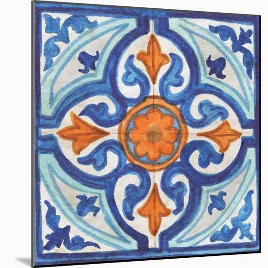 Colorful Tile I-Elizabeth Medley-Mounted Art Print