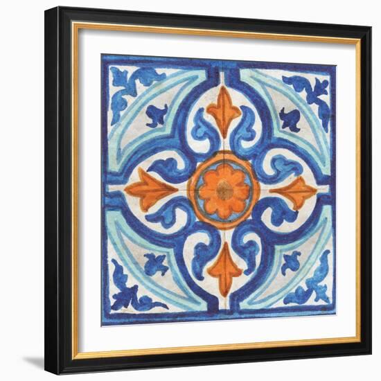 Colorful Tile I-Elizabeth Medley-Framed Art Print