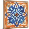 Colorful Tile II-Elizabeth Medley-Mounted Art Print