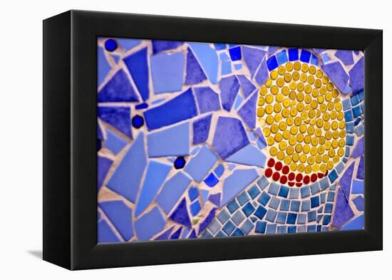 Colorful Tile Mosaic-null-Framed Stretched Canvas