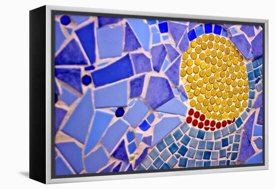 Colorful Tile Mosaic-null-Framed Stretched Canvas