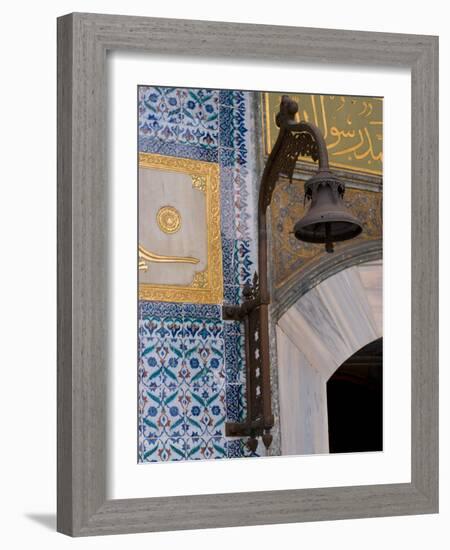 Colorful Tile Work in the Topkapi Palace, Istanbul, Turkey-Darrell Gulin-Framed Photographic Print