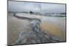 Colorful travertine formations at Great Fountain Geyser, Yellowstone National Park.-Alan Majchrowicz-Mounted Photographic Print