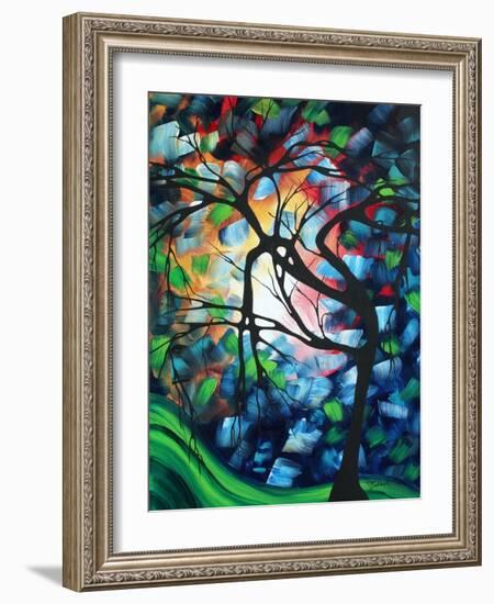 Colorful Tree Maze-Megan Aroon Duncanson-Framed Art Print