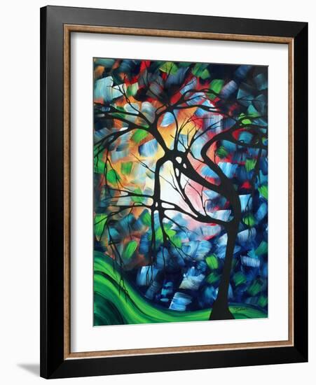 Colorful Tree Maze-Megan Aroon Duncanson-Framed Art Print